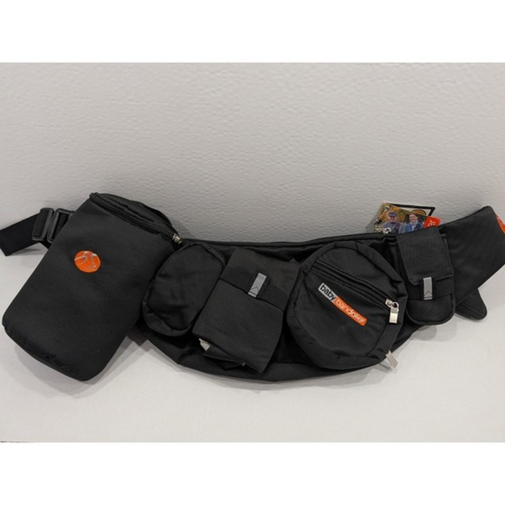 Baby Bandolier Sling Diaper Bag NWT Black Dad Bag New‎ Active Gear Organizer